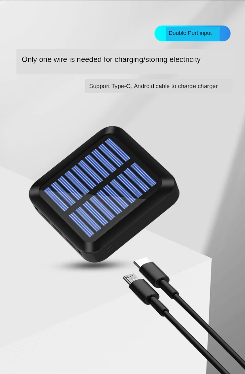 New 30000mAh solar battery