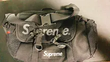Supreme-riñonera deportiva de malla de camuflaje, bolso de hombro deportivo de 3M, 21SS, 48th