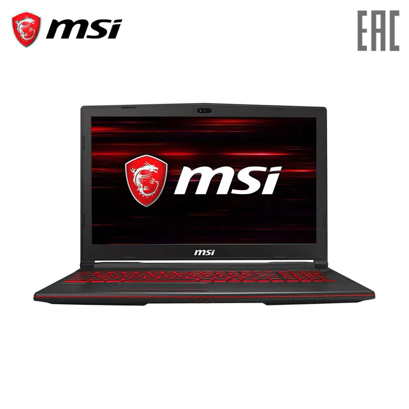 Игровой ноутбук MSI GL63 8RDS 868XRU 15.6&quot FHD/i7 8750H+HM370/8GB DDR IV/512GB SSD/noODD/GTX 1050 Ti 4GB GDDR5/DOS