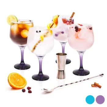 

Set of Gin and Tonic cups LAV Crystal (4 Uds)