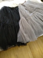 Mesh Skirts Tutu Runway Pleated Long Tulle Vintage Black White High-Waisted Gothic Womens