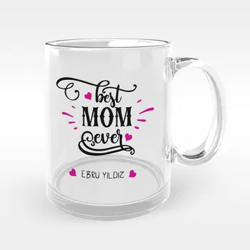

Personalized Best Mother Design Glass Mug Cup-6