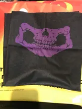 Mascarilla de esqueleto para ciclismo, máscara de calavera medio rostro, bufanda de fantasma multiuso para ciclismo