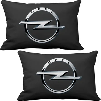

ASR Opel 2 Pieces Luxury Vehicle Neck Pillow Black and Wooden Logo Keychain