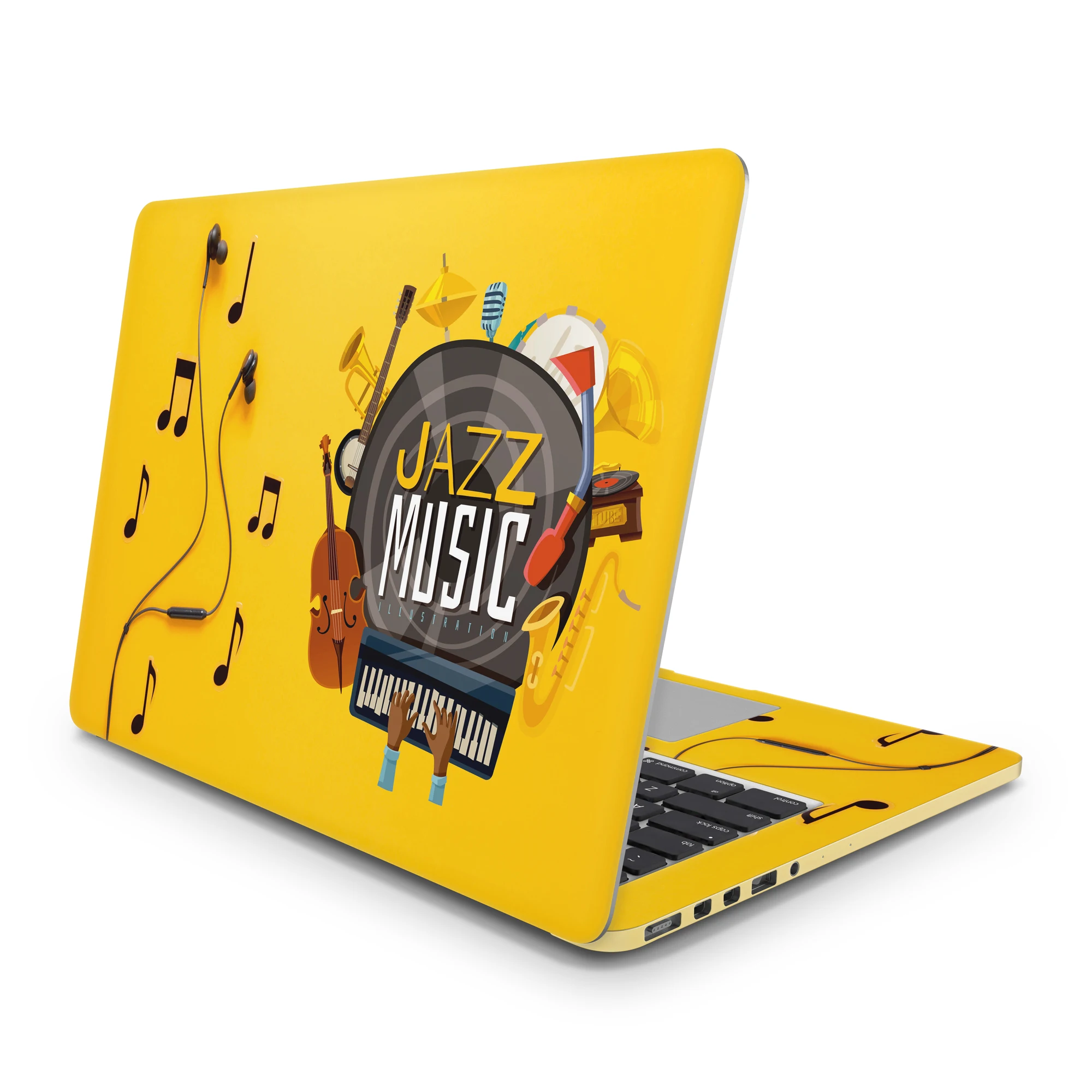 

Sticker Master Jazz Music Laptop Vinyl Sticker Skin Cover For 10 12 13 14 15.4 15.6 16 17 19 " Inc Notebook Decal For Macbook,Asus,Acer,Hp,Lenovo,Huawei,Dell,Msi,Apple,Toshiba,Compaq