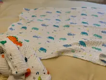 Manta de muselina de 6 capas para bebé, ropa de cama personalizada para recién nacido