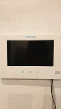 VANSOALL-videoportero con cable, timbre de puerta con Monitor a Color de 7 pulgadas y timbre impermeable, soporte de desbloqueo