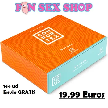 

144 units box condoms nature confortex free shipping