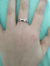 Anillo de Oreja de Gato con diseño abierto para mujer y niña, joyería anillo de moda ajustable, regalo, venta al por mayor