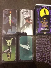 Juego de mesa de pesadilla antes de Navidad, baraja de Tarot y guía en PDF, adivinación, cuenta el futuro