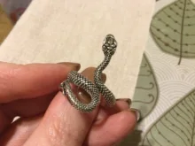 Cool-Rings Halloween Gothic Vintage Anillo Bijoux Deep-Sea-Squid Hombre