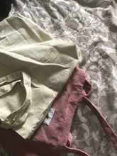 MABULA-Bolso de compras de pana plegable, informal, ecológico, de alta calidad, bolso reutilizable para las compras, ligero