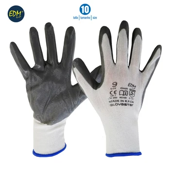 

GLOVE SUPPORT POLYESTER AND NITRILE COATED SIZE 10