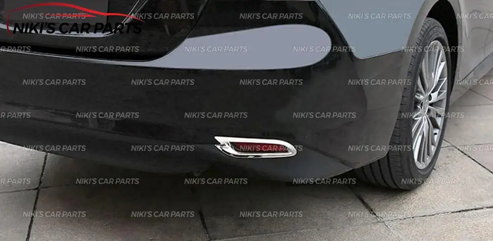 Накладки на задние противотуманные фонари vol.2 для Toyota Camry-ABS пластик 1 комплект/2 шт. формовочные украшения автомобиля Стайлинг экстерьера