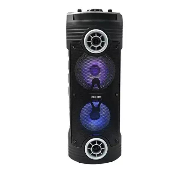 Portable Speaker Bt Speaker Zqs 68 61 63 6210 Bluetooth With Mic And Backlight Wired Microphone Included Speakers Aliexpress
