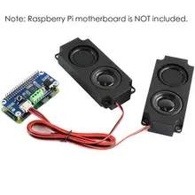 WM8960 karta rozszerzenia wyjścia Audio moduł karty dźwiękowej kapelusz + zestaw startowy głośnika dla Raspberry Pi RPI Zero W WH 3B Plus 4B
