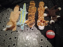 Peluche suave de cebra con sonido de tigre para mascotas, juguete para mascotas