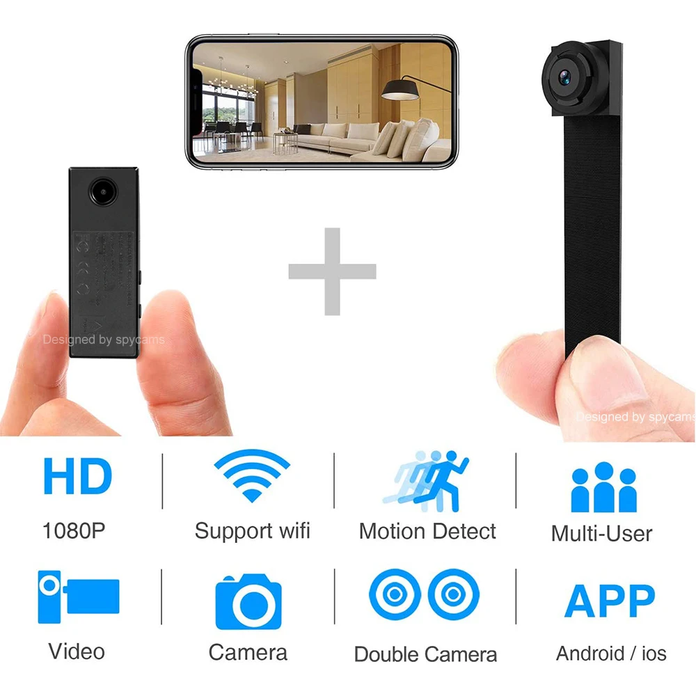 HD 1080P DIY портативный Wi Fi IP мини камера P2P Беспроводной Микро диктофон маленький