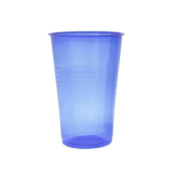 

220cc blue plastic cup, 100 pcs