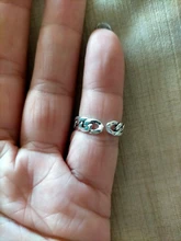 Anillos abiertos de Metal con letras Punk para mujeres y hombres, joyería de fiesta, regalos con letras, Color plateado, Vintage