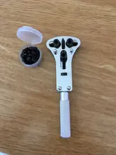Kit de herramientas de reparación de relojes caja para reloj de pulsera abridor tornillo ajustable herramienta de retirada de Parte posterior llave herramienta de la reparación de la caja de reloj abridor llave reloj