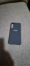 Funda de silicona líquida para Samsung S21, funda suave de estilo de oficina de color sólido para Galaxy S21 S21 Plus S21 Ultra con Logo