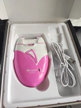 Depiladora eléctrica recargable para mujer, máquina de depilación con carga USB, afeitadora de Bikini para mujer, recortadora de piernas y cuerpo