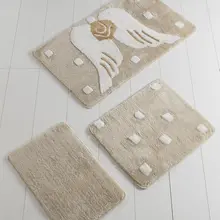 Коврик для ванной | коврик для ванной нескользящие Противоскользящие коврики каменный Ангел 3л набор 60X100 cm-50X60 Cm-40X60 см