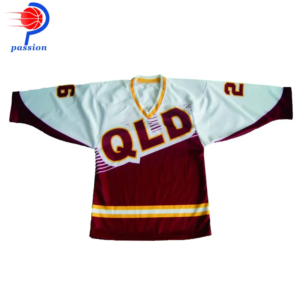 5 Pcs $35 Each Full Dye Sublimation Printing Roller Hockey Jerseys With  Custom Design For Australian Hockey Leagues - Ice Hockey Jerseys -  AliExpress