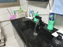 Mixer Faucet Sink-Tap Water-Tap Black Bakala Bathroom Single-Hole Deck-Mounted Cold-Mitigeur