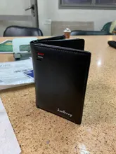 Billetera corta con cremallera para hombre, monedero Vintage de gran capacidad, tarjetero de marca de lujo