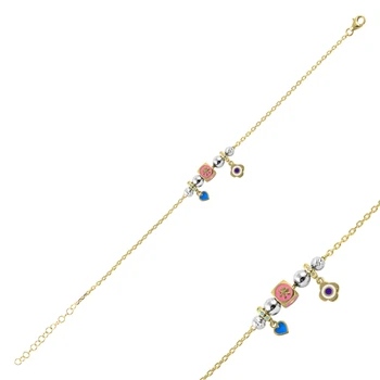 

Silver 925 Sterling Zircon Cubic Zirconia Moving Piece Bracelet