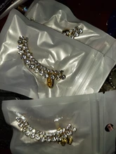 Bohemian sin Piercing para la oreja, de estrás de cristal Cuff Wrap Clip de perno pendientes para mujer niña moda pendientes joyas Bisutería