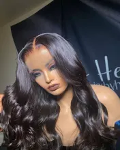 Tinashe-Peluca de cabello humano ondulado con encaje Frontal, peluca de cabello humano brasileño con cierre de 4x4 6x6, densidad del 250, 28 y 30 pulgadas