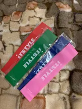 Bandas de resistencia elásticas para entrenamiento de fuerza, lazo de goma para Fitness, gimnasio, Yoga, Pilates