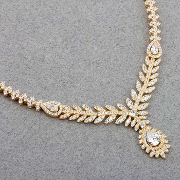 

Drop Cubic Zirconia Wedding Set 04-580-1000055