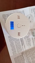 Sensor fotoeléctrico de seguridad para el hogar, 85dB, aviso de alta sensibilidad LCD, Sensor de Gas de CO independiente, Detector de alarma de intoxicación por monóxido de carbono