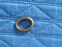 2 uds. De Clips de anillo ovalado de resorte de puerta de 25/32/38/50mm, hebilla de anillo de plata bronce negro dorado, empuje para ganchos rápidos gatillo, mosquetones para exteriores DIY