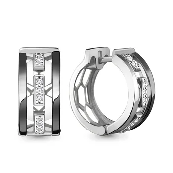 

Earrings made of silver with cubic zirconia
