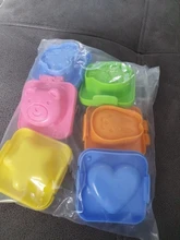 Boiled Egg Mold Cute Cartoon 3D Egg Ring Mould Bento Maker Cutter Decorating Egg Tool