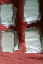 Almohadillas de filtro para mascarilla facial, almohada protectora amigable con la piel, a prueba de polvo y anti PM2,5, ideal para la máscara del rostro, con 5 capas por 20, 50 o 100 uds.