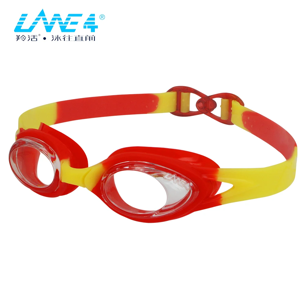 

LANE4-Kids очки для плавания, противотуманные, УФ-защита, водонепроницаемые, От 2 до 6 лет, #335, красный