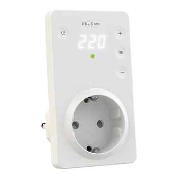 

Single phase rbuz SR1 voltage relay to protect household appliances with plug-in socket.