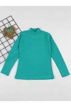 

Green Turtleneck Female Child Badi