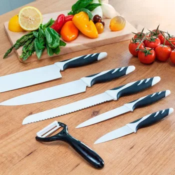 

Cecotec Top Chef White C01023 Knives (6 pieces)