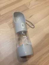 HOOPET-botella de agua portátil para perros, tazón alimentador, botella de comida, para viajes al aire libre, tazón de agua para perros