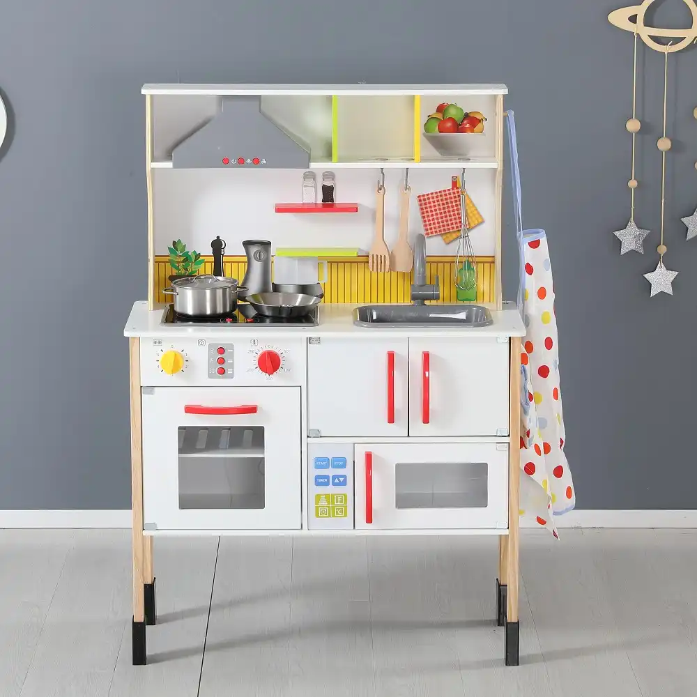 let's cook wooden play kitchen