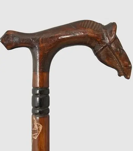 

Horsehead Head, Carving Cane OYM007 Hand Made
