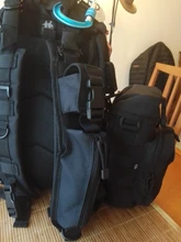 Táctica de la correa de hombro artículos bolsas para accesorio de mochila paquete clave linterna bolsa Molle de Camping al aire libre Kits de EDC herramientas bolsa