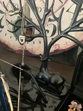 WE-pendientes de ciervo negro rosa blanca y rosada, collar, anillo, pendiente pulsera joyería, cajas y soporte de exhibición, bandeja de almacenamiento de árbol, joyería